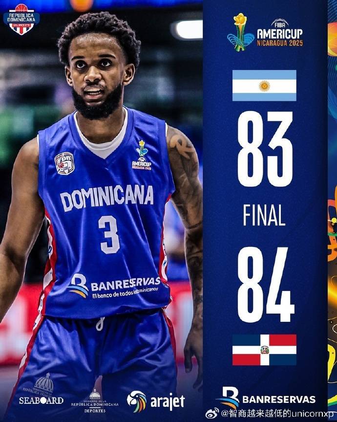 FIBA出具多米尼加阿根廷冲突罚单:多人禁赛+罚款